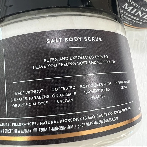 Bath & Body Works Aromatherapy Salt Body Scrub 17 oz With Vitamin E - Picture 7 of 9
